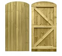 MD Carpentry Workshop LTD Wooden Featheredge Doom Garden Gate Pedestrian Gate Wooden Pressure Treated 6Ft 180Cm