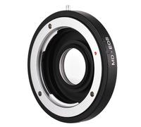 MD-EOS Lens Mount Adapter with Corrective for Minolta MD to Canon EOS EF Camera Focus Infinity Manual Control Aluminum Magnesium Alloy Brass Plated Anti-Reflection Film