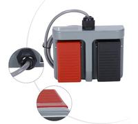 MD FS-65 Dual Momentary Foot Switch, Red & Black Plastic Pedal with USB Connectivity and Silver Alloy Contacts, for Gaming, Imaging & Indust(C)