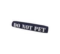 MD Gear Dog Lead Sleeve Friendly Reactive Assistance Dog In Training DO NOT PET Cover Soft Neoprene Leash Wrap (Black, DO NOT PET)