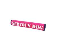 MD Gear Dog Lead Sleeve Friendly Reactive Assistance Dog In Training DO NOT PET Cover Soft Neoprene Leash Wrap (Pink, NERVOUS DOG)
