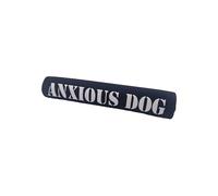 MD Gear Dog Lead Sleeve Friendly Reactive Assistance Dog In Training DO NOT PET Cover Soft Neoprene Leash Wrap (Black, ANXIOUS DOG)