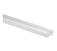 MD Iron Baserail for Square Iron Spindles - Modern Grooved Stair Base Rail - Oak, Pine or White Primed Hardwood - 60x28mm - Multiple Length Options (White Primed Hardwood, 2400mm)