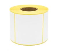 MD Labels Thermal Labels 100 x 100 mm 500 pcs White, Permanent Adhesive, for Barcode, Industrial, Shipping, Food, Address Labels, Bixolon, Zebra, Godex Printers