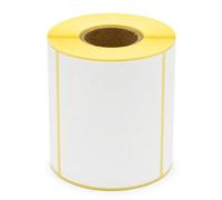 MD Labels White Thermal Labels on a roll 100 x 120 mm 300 pcs Self-Adhesive, BPA Free, for Barcode, Shipping, Food Labels