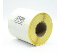 MD Labels White Thermal Labels on Roll 90 x 40 mm Pack of 1000 - Permanent Adhesive, for Barcode, White Adhesive Labels for Labelling