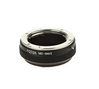MD M4 3 Adapter Ring for Mounting Minolta MD MC Lenses onto Micro Four Thirds Cameras G1 GX2 E P1 EM P2 Series Supports manual requirements