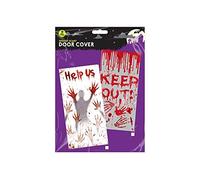 MD MUZ Halloween KEEP OUT Horror Scary Door Cover Fancy Dress Party Poster Decoration …