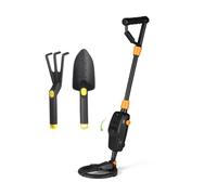 MD1008A Metal Detector Pinpointer Handheld Gold Treasure Underground Tracker Seeker Finder for Adults Kids for Beginners DIY use(with Rake Shovel)