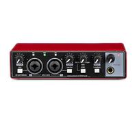 MD22 USB Interface 24-bit/192 KHZ Portable Professional Sound Card 48V Phantom Power for Equipment Guitar Live Music