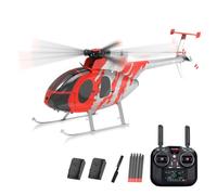 MD500 F119S Little Bird Smart GPS RC Helicopter with Altitude Hold & Auto-Return, 1/18 Scale 2.4G 9CH Brushless RC Helicopter with LED Lights, 6G System, Integrated GPS Positioning