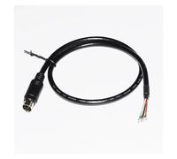 MD6 6PIN MD8 8PIN MINI DIN MALE CONNECTOR SERIAL ADAPTER BREAKOUT PROGRAMMING CABLE FOR CNC PLC INVERTER SERVO DRIVER HMI SENSOR(1m,MD6 Male)