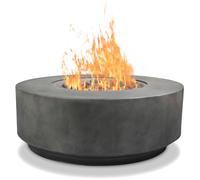 MDA Designs FUSION Garden/Patio Fire Pit with Stone Finish - Fully Assembled in Dark Grey MDA Designs Dark Grey