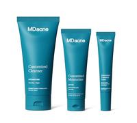 MDacne 3 STAGE RETINOL ACNE SET: 0.25% Retinol Cream with Salicylic Acid and Niacinamide Moisturizer