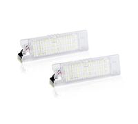 MDADEQ Rear License Plate Light For Alfa For Romeo 147 156 159 166 Brera Giulietta For Fiat 500L Grande Punto 188 Evo 2PC Super Bright LED License Number Plate Light