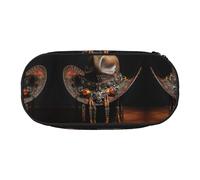 MDATT American West Rodeo Hat Large Pencil Case Pouch,Soft Pencil Pouch Organizer with Zipper,Portable Pencil Case for Adult