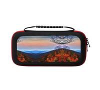 MDATT Blue Ridge Mountains Portable Travel All Protective Bag Soft Lining for Switch Console Pro Controller Accessories