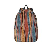 MDATT Colorful Stripes 1 Printing Drawstring Backpack Bag, Students' String Backpack Bulk Cinch Sack Tote Bags For Gym Traveling Boys Girls
