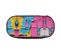 MDATT Conditioning Art Colorful Large Pencil Case Pouch,Soft Pencil Pouch Organizer with Zipper,Portable Pencil Case for Adult