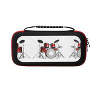 MDATT Cool Drum Set Portable Travel All Protective Bag Soft Lining for Switch Console Pro Controller Accessories
