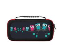 MDATT Cute Owls Portable Travel All Protective Bag Soft Lining for Switch Console Pro Controller Accessories