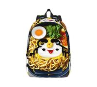 MDATT Egg Cup Noodle Ramen Printing Drawstring Backpack Bag, Students' String Backpack Bulk Cinch Sack Tote Bags For Gym Traveling Boys Girls