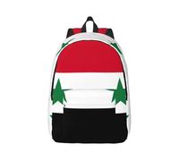 MDATT Flag Of The Syrian Arab Republic Printing Drawstring Backpack Bag, Students' String Backpack Bulk Cinch Sack Tote Bags For Gym Traveling Boys Girls