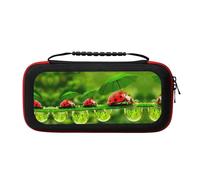 MDATT Funny Ladybug Holding Umbrellas Portable Travel All Protective Bag Soft Lining for Switch Console Pro Controller Accessories