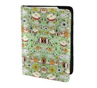 MDATT Guinea Pig Printing Cowhide Travel Passport Wallet for Women Men Document Organizer Passports Holder for Travel