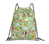 MDATT Guinea Pig Printing Simple Casual Drawstring Backpack With Drawcords, Adjustable Straps, Foldable For Gym, Travel