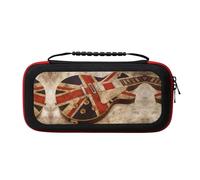 MDATT Guitar British Flag Portable Travel All Protective Bag Soft Lining for Switch Console Pro Controller Accessories