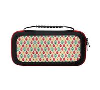 MDATT Ladybugs Cartoon Pattern Portable Travel All Protective Bag Soft Lining for Switch Console Pro Controller Accessories