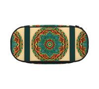 MDATT Mandala Large Pencil Case Pouch,Soft Pencil Pouch Organizer with Zipper,Portable Pencil Case for Adult