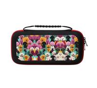 MDATT Poodles Dogs Portable Travel All Protective Bag Soft Lining for Switch Console Pro Controller Accessories