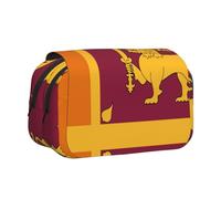 MDATT Sri Lanka Flag Printing Pencil Case for Adults, Durable Pen Carrying Case