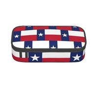 MDATT Texas State Flag School Pencil Case,Multi Slot Pencils Pouch,Cute Portable Pen Bag,Pens Cases for School Office