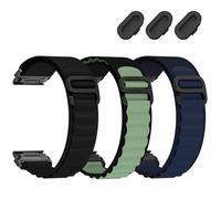 MDBBLBM 22mm Nylon Quick fit Watch Band Compatible with Garmin Quatix/Tactix/Fenix 8 47mm/Fenix 7/7 Pro/6/6 Pro/5/5 Plus/E, Strap for Descent G2/G1 Solar/Epix Pro-47mm/Forerunner 965/955/945/935