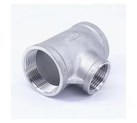 MDBJTCYZN 1" BSP to 1-1/2" BSP Female Thread 304 Stainless Reducing Tee 3 Way Connector Pipe Fitting Water Oil air