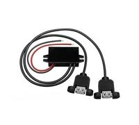 MDBJTCYZN 12V 24V 36V 48V 60V 72V 80V to 5V 3A 8-85V to 5V DC DC Step Down USB Converter with Car Charger Power Supply Output Waterproof(Single USB)
