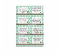 MDBJTCYZN Bible Verse Poster, Embroidered Typography Art with Scriptures of John Peter Corinthians, Inspirational Wall Decor for Office Church(Framed,16x24inch(40x60cm))