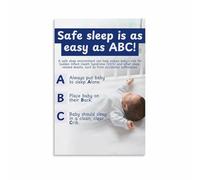 MDBJTCYZN Care Canvas Wall-Art for Parents Nursery Decor with Essential Tips and Guidance(Unframed,16X24inch(40X60cm))