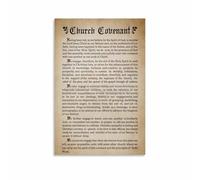 MDBJTCYZN Community Values Canvas Wall-Art Poster Inspirational Principles Print for Home Decor Living Room Bedroom Office Faith Based Gift(Unframed,08x12inch(20x30cm))