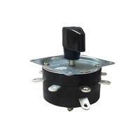 MDBJTCYZN Welder Switch KDH-25/1 * 8 Contactor 8 Position 1 Pole 9 Pins 25A Welding Machine Rotary Selector Brass Pin Silver-plate