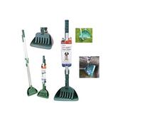 MDC Arms Length Pooper Scooper for Dogs - No-Bend Pet Waste Picker with Rake and Scoop - Ideal for Grass or Paths - Easy Clean Garden Waste Remover - Long Handle & Lightweight Design
