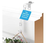 MDCASA Stainless Steel Wreath Hanger for Both Door Sides - Fits All Doors