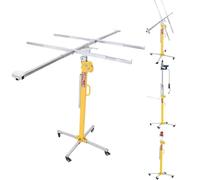MDDKOP Drywall Lift Panel Manual and Electric Dual Purpose, 9.8ft/11.5ft Max Height Three in One Drywall Lift Stable Lifting and Lowering Lift for Ceiling and Walls Tools Sheetrock Lifter Tool(3.5M(11