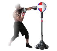 MDDKOP Punching Bag with Stand - Upgraded Punching Ball - Training Boxing Punch Ball - Standing Boxing Bag - Adjustable Height from 105cm to 160cm for Teens Adults Home Boxing Equipment Boxing Stuff