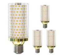 MDee Corn LED E27 Bulb, 15W Edison Screw Bulbs, 150W Incandescent Replacement, 2800Lumen, Warm White 3000K, AC 230V, Non-Dimmable, Energy Saving E27 Screw Bulb for Home Lighting, 4-Pack