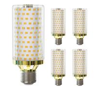 MDee Corn LED E27 Bulb, 15W Edison Screw Bulbs, 150W Incandescent Replacement, 2800Lumen, Warm White 3000K, AC 230V, Non-Dimmable, Energy Saving E27 Screw Bulb for Home Lighting, 5-Pack