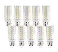 MDee E27 LED Bulb Cool White 6000K, 5W E27 Edison Screw Bulb, 90W Incandescent Equivalent, 925Lumen, 64LEDs, AC 230V, Non-Dimmable, Energy Saving Corn Light Bulbs for Home Lighting Decor, 10 Count